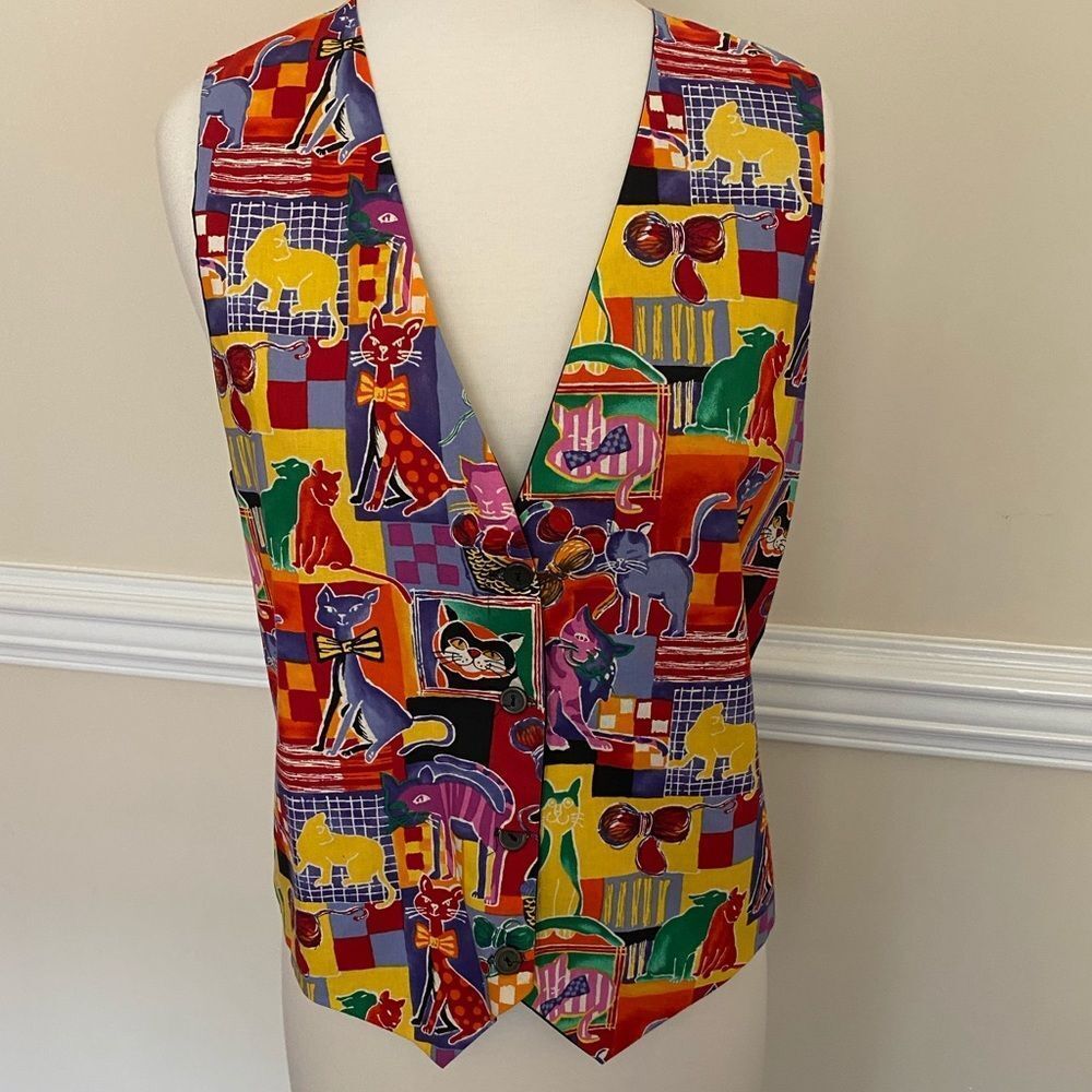 Idea Nuova Colorful Cat Vest